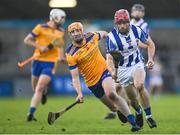 29 October 2023; Niall McMorrow of Ballyboden St Endas in action against Seán Burke of Na Fianna during the Dublin County Senior Club Hurling Championship final match between Ballyboden St Endas and Na Fianna at Parnell Park in Dublin. Photo by Stephen Marken/Sportsfile