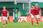 29 October 2023; Joey Carbery of Munster kicks in touch during the United Rugby Championship match between Benetton and Munster at Stadio Monigo in Treviso, Italy. Photo by Massimiliano Carnabuci/Sportsfile