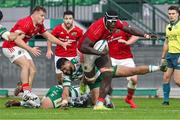 29 October 2023; Edwin Edogbo of Munster during the United Rugby Championship match between Benetton and Munster at Stadio Monigo in Treviso, Italy. Photo by Massimiliano Carnabuci/Sportsfile