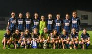29 October 2023; Athlone team before the EA SPORTS U17 Women's Cup final match between Shelbourne and Athlone Town at Athlone Town Stadium in Westmeath. Photo by Eóin Noonan/Sportsfile