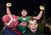 29 October 2023; Padraig O'Hora of Ballina Stephenites celebrates after his side's victory in the Mayo County Senior Club Football Championship final match between Ballina Stephenites and Breaffy at Hastings Insurance MacHale Park in Castlebar, Mayo. Photo by Piaras Ó Mídheach/Sportsfile