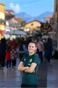 30 October 2023; Republic of Ireland's Erin McLaughlin in Shkoder during some down time ahead of her side's UEFA Women's Nations League B1 match against Albania, on Tuesday. Photo by Stephen McCarthy/Sportsfile