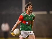 29 October 2023; Padraig O'Hora of Ballina Stephenites celebrates after his side's victory in the Mayo County Senior Club Football Championship final match between Ballina Stephenites and Breaffy at Hastings Insurance MacHale Park in Castlebar, Mayo. Photo by Piaras Ó Mídheach/Sportsfile