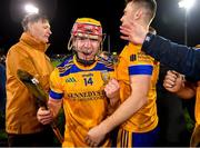 29 October 2023; AJ Murphy of Na Fianna celebrates after his side's victory in the Dublin County Senior Club Hurling Championship final match between Ballyboden St Endas and Na Fianna at Parnell Park in Dublin. Photo by Stephen Marken/Sportsfile