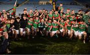 29 October 2023; Ballina Stephenites players celebrate with the Paddy Moclair Cup after their side's victory in the Mayo County Senior Club Football Championship final match between Ballina Stephenites and Breaffy at Hastings Insurance MacHale Park in Castlebar, Mayo. Photo by Piaras Ó Mídheach/Sportsfile