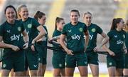30 October 2023; Saoirse Noonan during a Republic of Ireland women training session at Loro Boriçi Stadium in Shkoder, Albania. Photo by Stephen McCarthy/Sportsfile