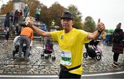 29 October 2023; Jiayan Zhang during the 2023 Irish Life Dublin Marathon. Thousands of runners took to the Fitzwilliam Square start line, to participate in the 42nd running of the Dublin Marathon. Photo by Ramsey Cardy/Sportsfile