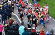 29 October 2023; Participants run through the Phoenix Park during the 2023 Irish Life Dublin Marathon. Thousands of runners took to the Fitzwilliam Square start line, to participate in the 42nd running of the Dublin Marathon. Photo by Ramsey Cardy/Sportsfile