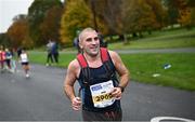 29 October 2023; Ronan Donnelly from Cavan during the 2023 Irish Life Dublin Marathon. Thousands of runners took to the Fitzwilliam Square start line, to participate in the 42nd running of the Dublin Marathon. Photo by Ramsey Cardy/Sportsfile