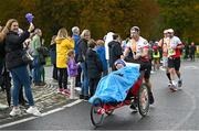 29 October 2023; Pawel Gorsiak during the 2023 Irish Life Dublin Marathon. Thousands of runners took to the Fitzwilliam Square start line, to participate in the 42nd running of the Dublin Marathon. Photo by Ramsey Cardy/Sportsfile