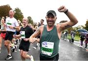 29 October 2023; David Brunton from Dublin during the 2023 Irish Life Dublin Marathon. Thousands of runners took to the Fitzwilliam Square start line, to participate in the 42nd running of the Dublin Marathon. Photo by Ramsey Cardy/Sportsfile