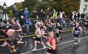 29 October 2023; Breedge Delaney from Londonderry during the 2023 Irish Life Dublin Marathon. Thousands of runners took to the Fitzwilliam Square start line, to participate in the 42nd running of the Dublin Marathon. Photo by Ramsey Cardy/Sportsfile