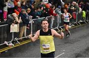 29 October 2023; Fergal Lavery from Clare during the 2023 Irish Life Dublin Marathon. Thousands of runners took to the Fitzwilliam Square start line, to participate in the 42nd running of the Dublin Marathon. Photo by Ramsey Cardy/Sportsfile