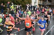 29 October 2023; John Forman from Meath during the 2023 Irish Life Dublin Marathon. Thousands of runners took to the Fitzwilliam Square start line, to participate in the 42nd running of the Dublin Marathon. Photo by Ramsey Cardy/Sportsfile
