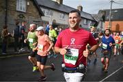 29 October 2023; Gerry Kelly from Waterford during the 2023 Irish Life Dublin Marathon. Thousands of runners took to the Fitzwilliam Square start line, to participate in the 42nd running of the Dublin Marathon. Photo by Ramsey Cardy/Sportsfile