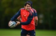 31 October 2023; Antoine Frisch during Munster rugby squad training at the University of Limerick in Limerick. Photo by Brendan Moran/Sportsfile