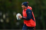 31 October 2023; Simon Zebo during Munster rugby squad training at the University of Limerick in Limerick. Photo by Brendan Moran/Sportsfile