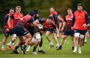 31 October 2023; Thomas Ahern during Munster rugby squad training at the University of Limerick in Limerick. Photo by Brendan Moran/Sportsfile