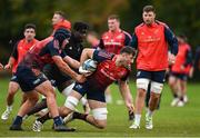 31 October 2023; Thomas Ahern during Munster rugby squad training at the University of Limerick in Limerick. Photo by Brendan Moran/Sportsfile