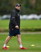 31 October 2023; Defence coach Denis Leamy during Munster rugby squad training at the University of Limerick in Limerick. Photo by Brendan Moran/Sportsfile