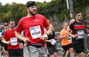 29 October 2023; Daragh Curran from Dublin during the 2023 Irish Life Dublin Marathon. Thousands of runners took to the Fitzwilliam Square start line, to participate in the 42nd running of the Dublin Marathon. Photo by Ramsey Cardy/Sportsfile