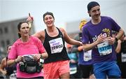 29 October 2023; Elaine Whelan from Dublin during the 2023 Irish Life Dublin Marathon. Thousands of runners took to the Fitzwilliam Square start line, to participate in the 42nd running of the Dublin Marathon. Photo by Ramsey Cardy/Sportsfile