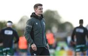28 October 2023; Connacht Assistant Attack and Skills Coach Mark Sexton before the United Rugby Championship match between Connacht and Glasgow Warriors at The Sportsground in Galway. Photo by Ramsey Cardy/Sportsfile