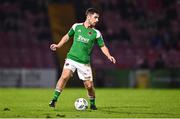 27 October 2023; Aaron Bolger of Cork City during the SSE Airtricity Men's Premier Division match between Cork City and Derry City at Turner's Cross in Cork. Photo by Eóin Noonan/Sportsfile