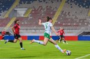 31 October 2023; Heather Payne of Republic of Ireland during the UEFA Women's Nations League B match between Albania and Republic of Ireland at Loro Boriçi Stadium in Shkoder, Albania. Photo by Stephen McCarthy/Sportsfile