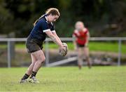1 November 2023; Emma Jane Wilson of North Midlands during the BearingPoint Sarah Robinson Cup round two match between North East and North Midlands at Mullingar RFC in Mullingar, Westmeath. Photo by Piaras Ó Mídheach/Sportsfile