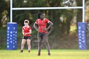 1 November 2023; Alma Atagamen of North East during the BearingPoint Sarah Robinson Cup round two match between North East and North Midlands at Mullingar RFC in Mullingar, Westmeath. Photo by Piaras Ó Mídheach/Sportsfile