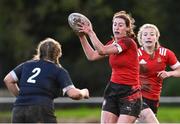 1 November 2023; Lillian Brady of North East during the BearingPoint Sarah Robinson Cup round two match between North East and North Midlands at Mullingar RFC in Mullingar, Westmeath. Photo by Piaras Ó Mídheach/Sportsfile