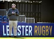 3 November 2023; Videographer Robert Maguire during a Leinster Rugby captain's run at the RDS Arena in Dublin. Photo by Harry Murphy/Sportsfile