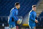 3 November 2023; James Culhane, left, and Gus McCarthy during a Leinster Rugby captain's run at the RDS Arena in Dublin. Photo by Harry Murphy/Sportsfile