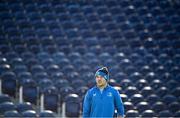 3 November 2023; Lee Barron during a Leinster Rugby captain's run at the RDS Arena in Dublin. Photo by Harry Murphy/Sportsfile