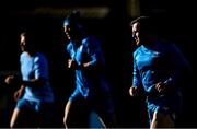 3 November 2023; Dylan Donnellan, right, during a Leinster Rugby captain's run at the RDS Arena in Dublin. Photo by Harry Murphy/Sportsfile