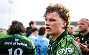 28 October 2023; Cian Prendergast of Connacht after the United Rugby Championship match between Connacht and Glasgow Warriors at The Sportsground in Galway. Photo by Ramsey Cardy/Sportsfile