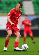 28 October 2023; Ivan Graminschii of Shelbourne during the EA SPORTS MU17 LOI Mark Farren Cup match between Shamrock Rovers and Shelbourne at Tallaght Stadium in Dublin. Photo by Tyler Miller/Sportsfile