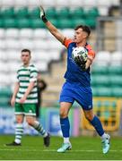 28 October 2023; Shelbourne goalkeeper Jamie Gamble during the EA SPORTS MU17 LOI Mark Farren Cup match between Shamrock Rovers and Shelbourne at Tallaght Stadium in Dublin. Photo by Tyler Miller/Sportsfile