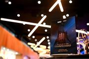 3 November 2023; A general view of the event programme before the 2023 TG4 Teams of the Championship awards night at Croke Park in Dublin. Photo by Sam Barnes/Sportsfile
