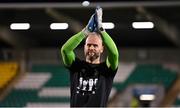 3 November 2023; Shamrock Rovers goalkeeper Alan Mannus before the SSE Airtricity Men's Premier Division match between Shamrock Rovers and Sligo Rovers at Tallaght Stadium in Dublin. Photo by Seb Daly/Sportsfile