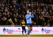 3 November 2023; Shamrock Rovers goalkeeper Alan Mannus applauds supporters after being substituted during the SSE Airtricity Men's Premier Division match between Shamrock Rovers and Sligo Rovers at Tallaght Stadium in Dublin. Photo by Stephen McCarthy/Sportsfile