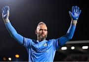 3 November 2023; Shamrock Rovers goalkeeper Alan Mannus after being substituted during the SSE Airtricity Men's Premier Division match between Shamrock Rovers and Sligo Rovers at Tallaght Stadium in Dublin. Photo by Seb Daly/Sportsfile