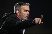3 November 2023; Cork City manager Richie Holland during the SSE Airtricity Men's Premier Division match between Bohemians and Cork City at Dalymount Park in Dublin. Photo by Tyler Miller/Sportsfile