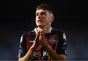 3 November 2023; James McManus of Bohemians after the SSE Airtricity Men's Premier Division match between Bohemians and Cork City at Dalymount Park in Dublin. Photo by Tyler Miller/Sportsfile