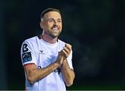 3 November 2023; Keith Ward of Dundalk after the SSE Airtricity Men's Premier Division match between UCD and Dundalk at UCD Bowl in Dublin. Photo by Stephen Marken/Sportsfile