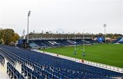 4 November 2023; A general view inside the stadium before the United Rugby Championship match between Leinster and Edinburgh at the RDS Arena in Dublin. Photo by Harry Murphy/Sportsfile