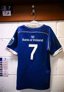 4 November 2023; The jersey of Leinster captain Scott Penny is seen in the dressing room before the United Rugby Championship match between Leinster and Edinburgh at the RDS Arena in Dublin. Photo by Harry Murphy/Sportsfile