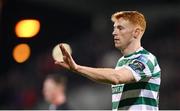3 November 2023; Rory Gaffney of Shamrock Rovers during the SSE Airtricity Men's Premier Division match between Shamrock Rovers and Sligo Rovers at Tallaght Stadium in Dublin. Photo by Seb Daly/Sportsfile