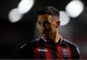 3 November 2023; Jordan Flores of Bohemians during the SSE Airtricity Men's Premier Division match between Bohemians and Cork City at Dalymount Park in Dublin. Photo by Tyler Miller/Sportsfile